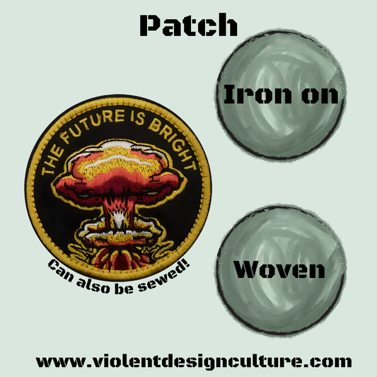 The Future Is Bright Nuke - Patch (Yellow)