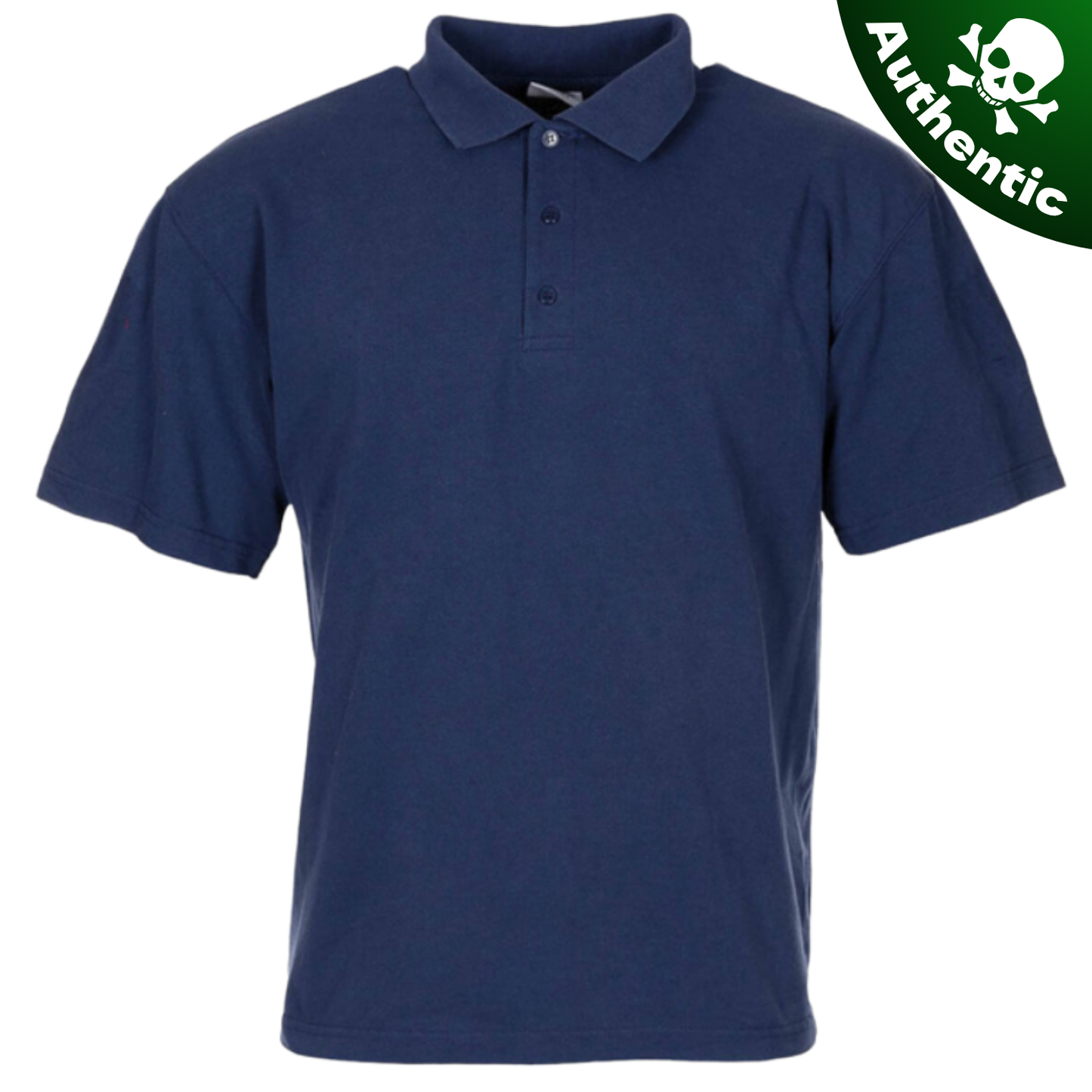 Authentic Dutch Military Navy Blue Polo Shirt – Netherlands Army Surplus Tactical Clothing Violent Design Culture
