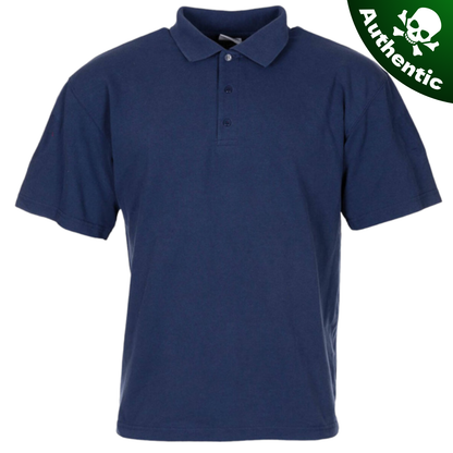 Authentic Dutch Military Navy Blue Polo Shirt – Netherlands Army Surplus Tactical Clothing Violent Design Culture
