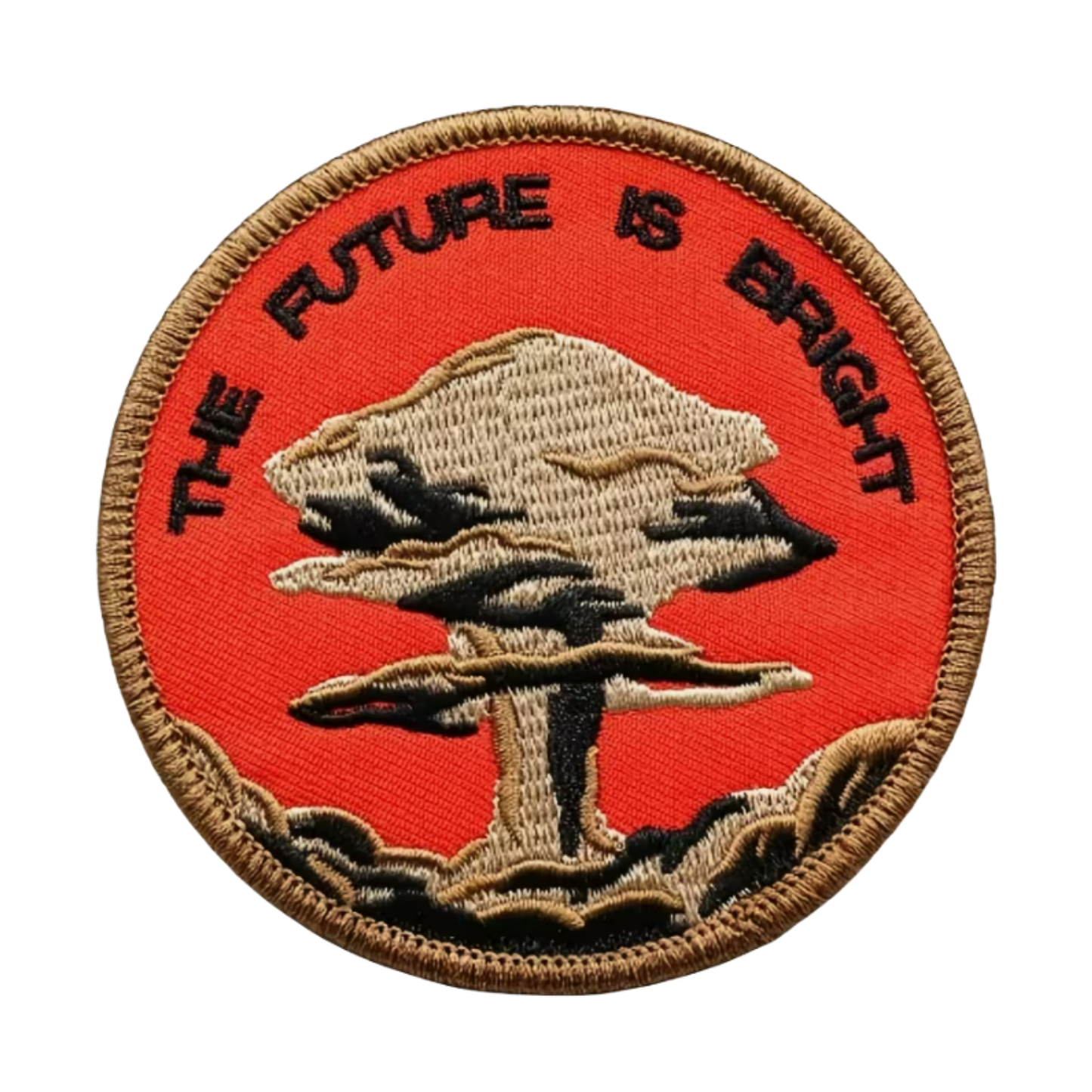 The Future Is Bright Nuke - Patch (Red)