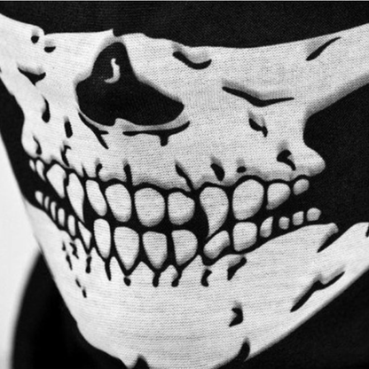 Balaclava Skull Print (Half Face)