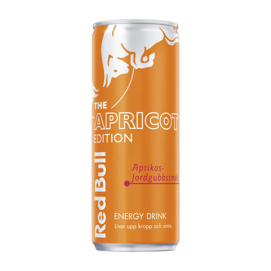 Red Bull Apricot Edition Energy Drink Abrikoos 250ml blik