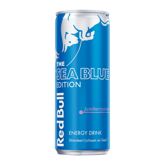 Red Bull Sea Blue Edition Energy Drink Juneberry 250ml blik